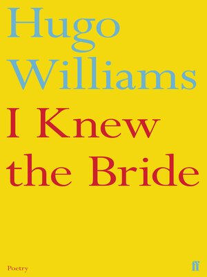 cover image of I Knew the Bride